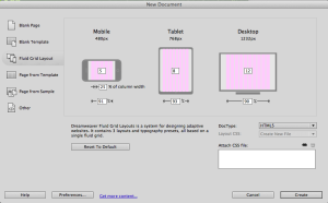 Fluid Grid Layout