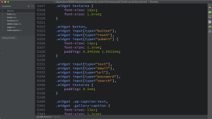 Brackets - Themes. Skjermbilde.