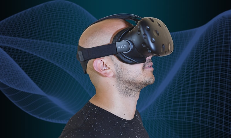 Virtual Reality. Illustrasjonsfoto.