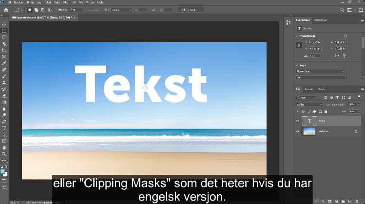 Clipping Masks i Adobe Photoshop