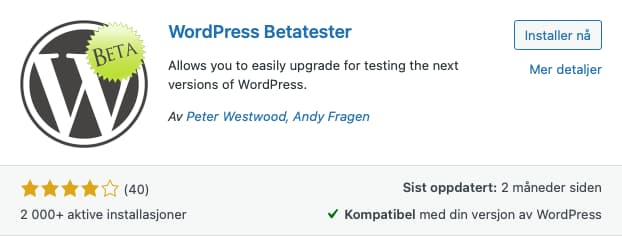 WordPress 5.9 kommer