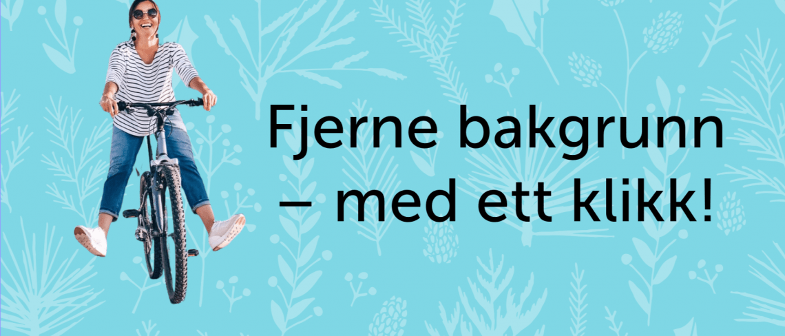 Fjerne bakgrunn på et bilde med ett klikk