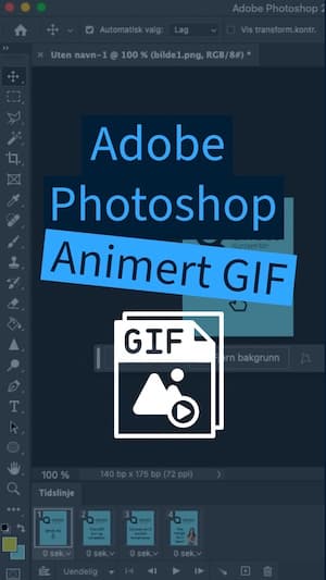 Video: Hvordan lage GIF-animasjon i Adobe Photoshop