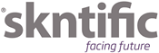 Skintific AS. Logo.