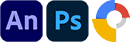 Les mer om Kurspakke i animasjon - Adobe Animate, Photoshop og Google Web Designer.