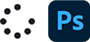 GIF-animasjon - animerte bannerannonser med Adobe Photoshop. Logo.