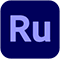 Videoredigering med Adobe Premiere Rush. Logo.