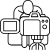 Bedre intervjuer til video og podcast. Logo.