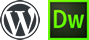 WordPress kurs. Logo.