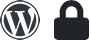 WordPress-kurs: Sikkerhet. Logo.