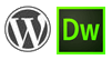 Kurs i WordPress og Adobe Dreamweaver. Logo.
