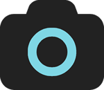 Fotokurs | digital fotografering. Logo.